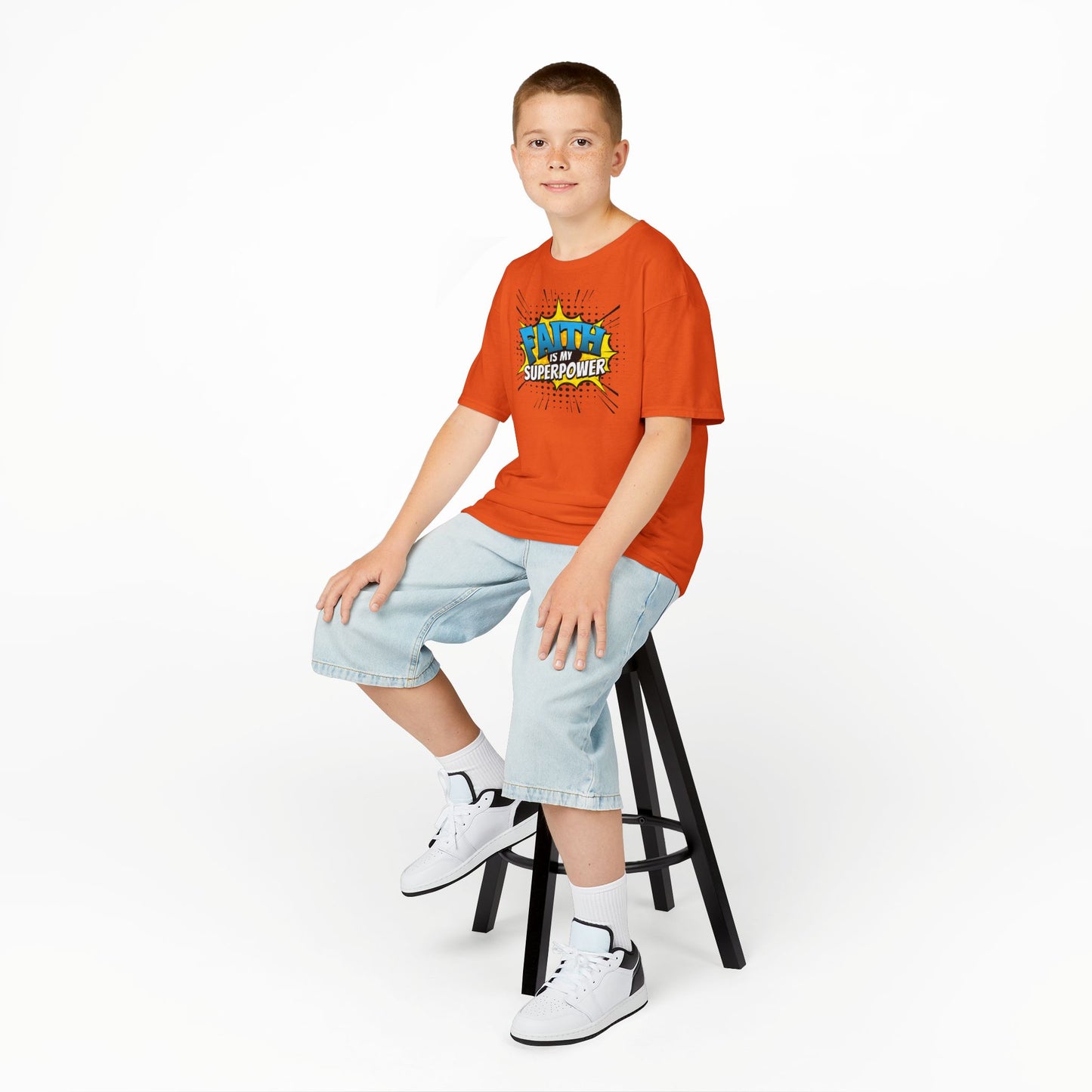 Faith Is My SuperPower Kids T-Shirt