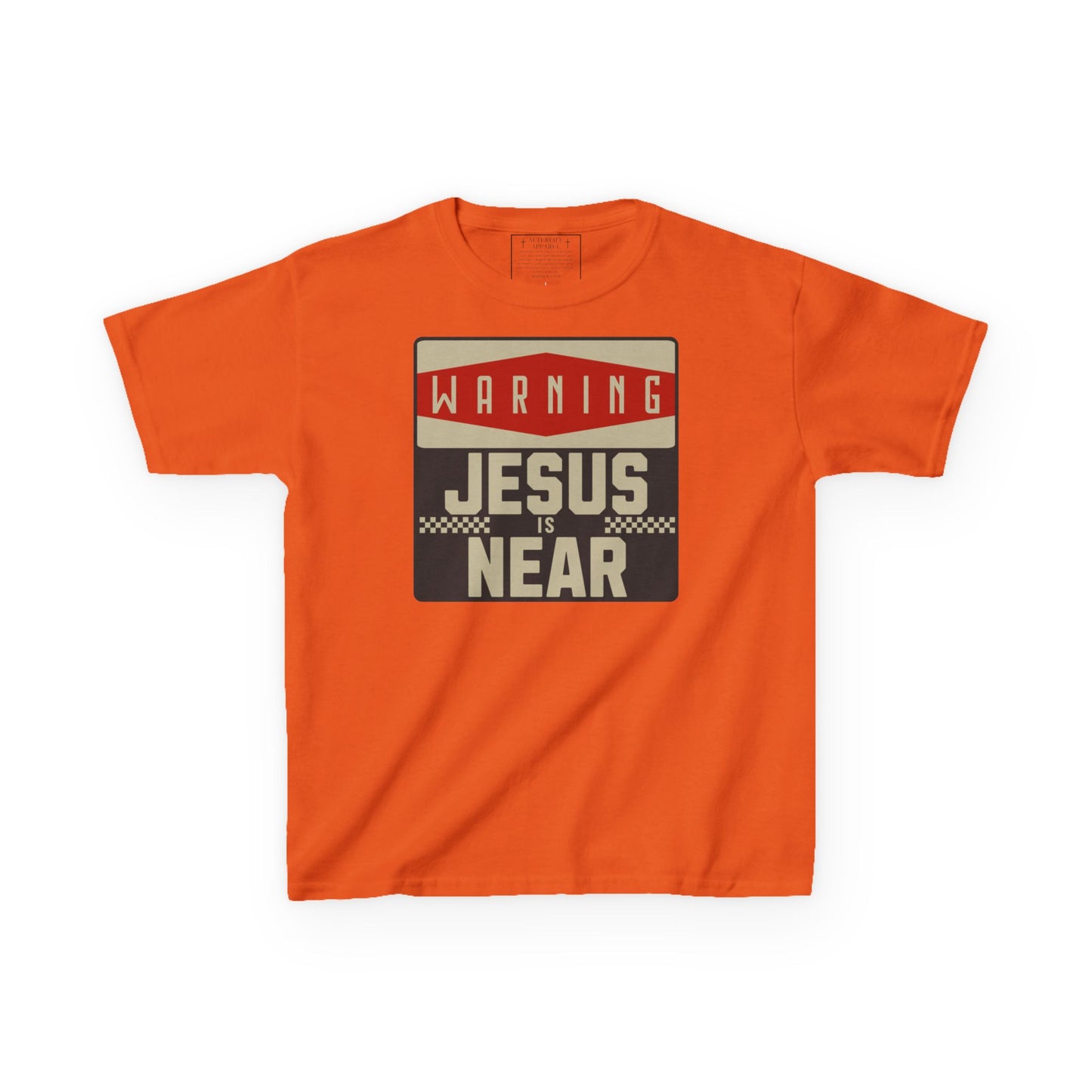 "Warning: Jesus is Near" Kids T-Shirt