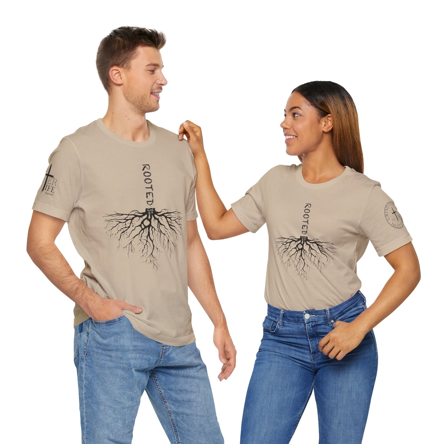Rooted and Strengthened Inspirational Shirt