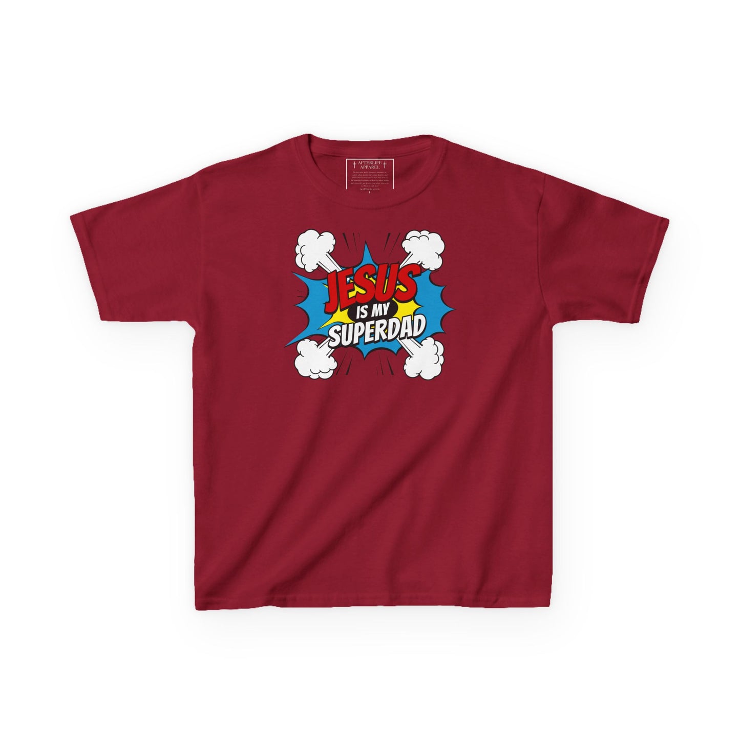 Jesus Is My SuperDAD Kids T-Shirt