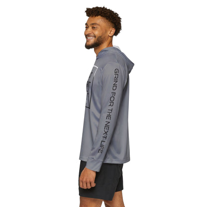 Grey Sports Warmup Hoodie - Built Different Spiritual and Physical