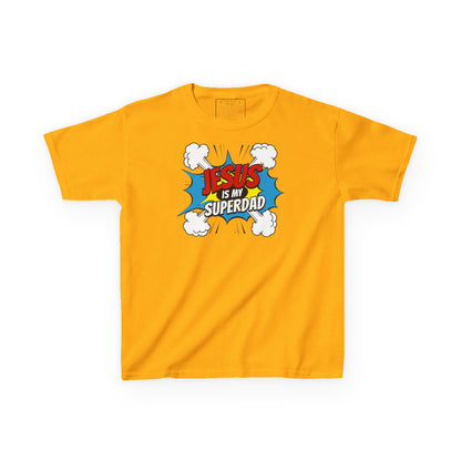 Jesus Is My SuperDAD Kids T-Shirt
