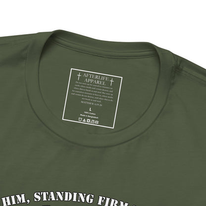 1 Peter 5:8-9 - "Resist Him, Standing Firm in the Faith."