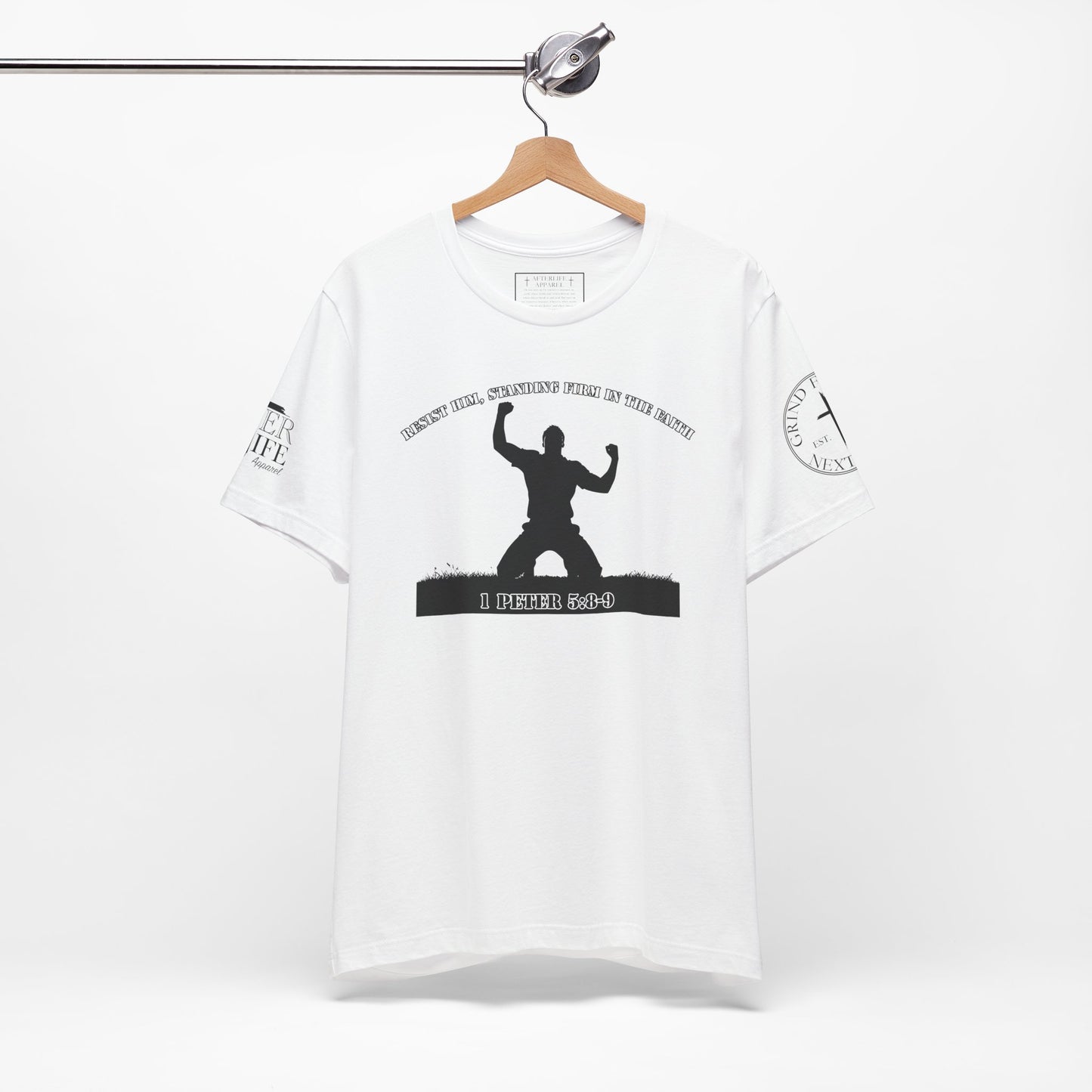 1 Peter 5:8-9 - "Resist Him, Standing Firm in the Faith."