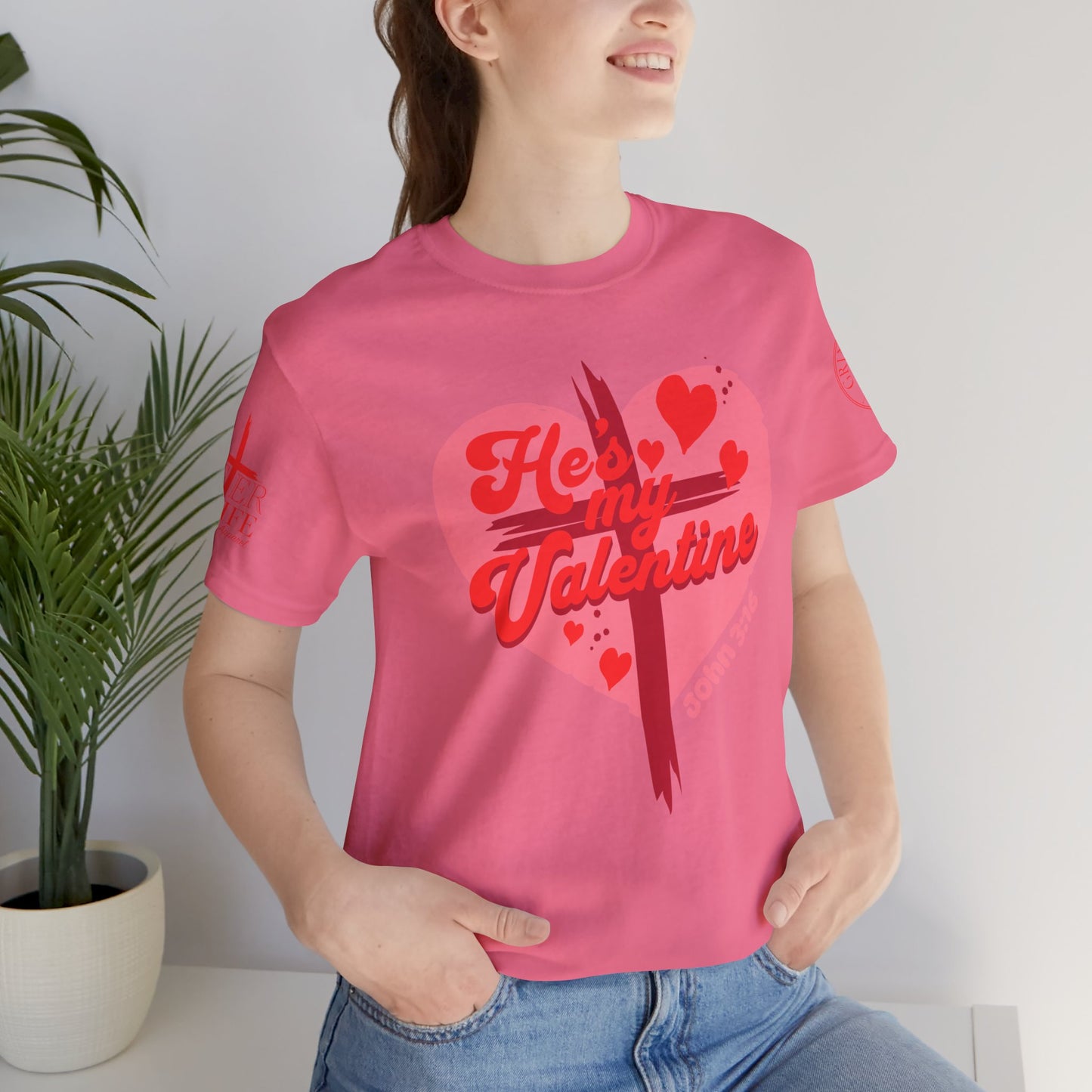 "Be My Valentine" Valentines Day Jesus Christ Tee