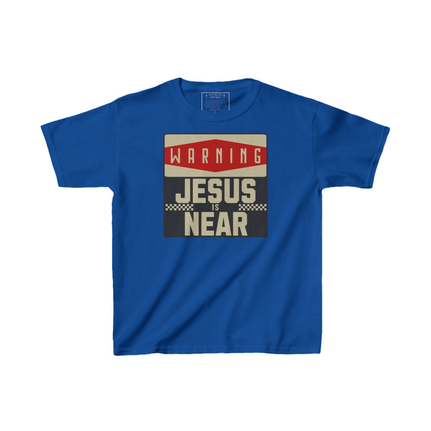 "Warning: Jesus is Near" Kids T-Shirt