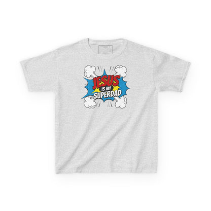 Jesus Is My SuperDAD Kids T-Shirt