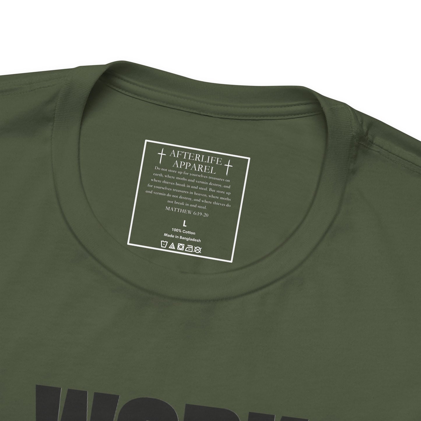 Work Hard Pray Harder Christian T-Shirt