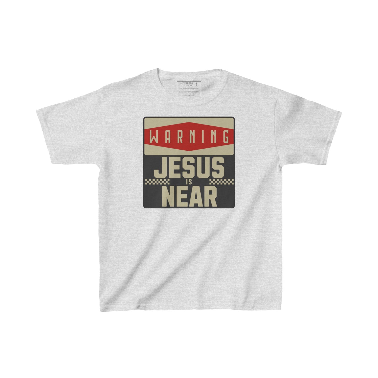 "Warning: Jesus is Near" Kids T-Shirt