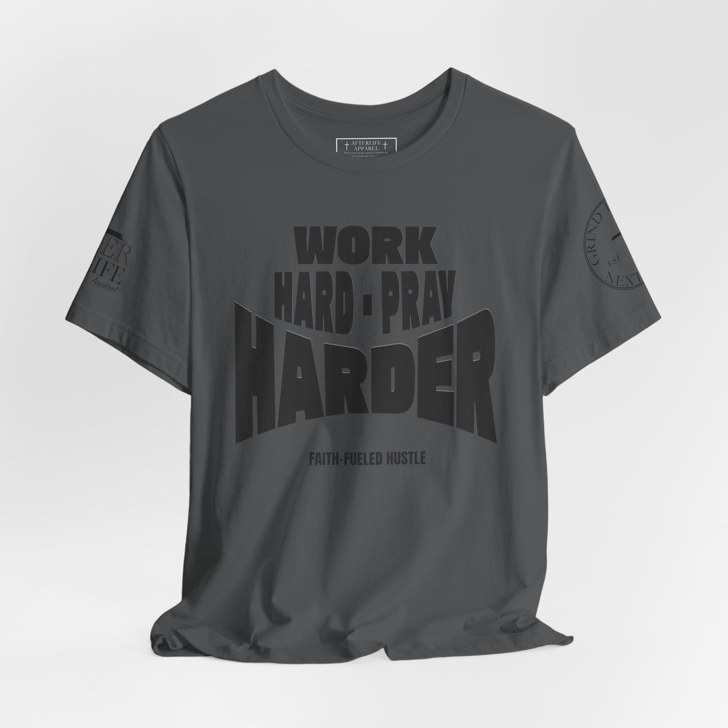 Work Hard Pray Harder Christian T-Shirt
