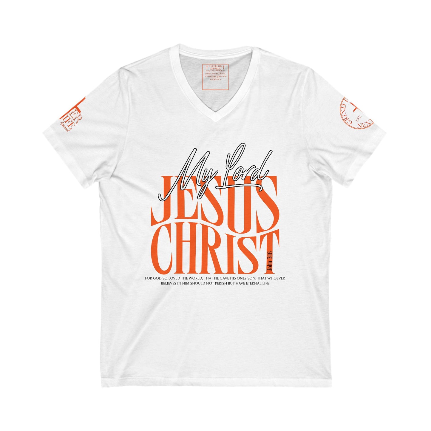 John 3:16 "He Gave His One And Only Son" - V-neck