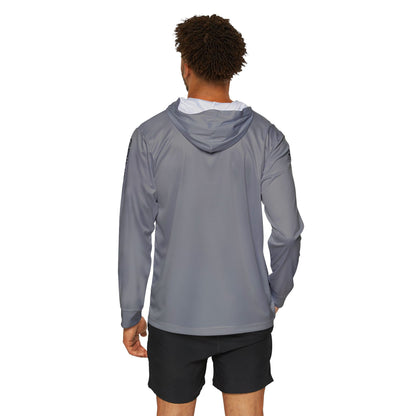 Grey Sports Warmup Hoodie - Built Different Spiritual and Physical