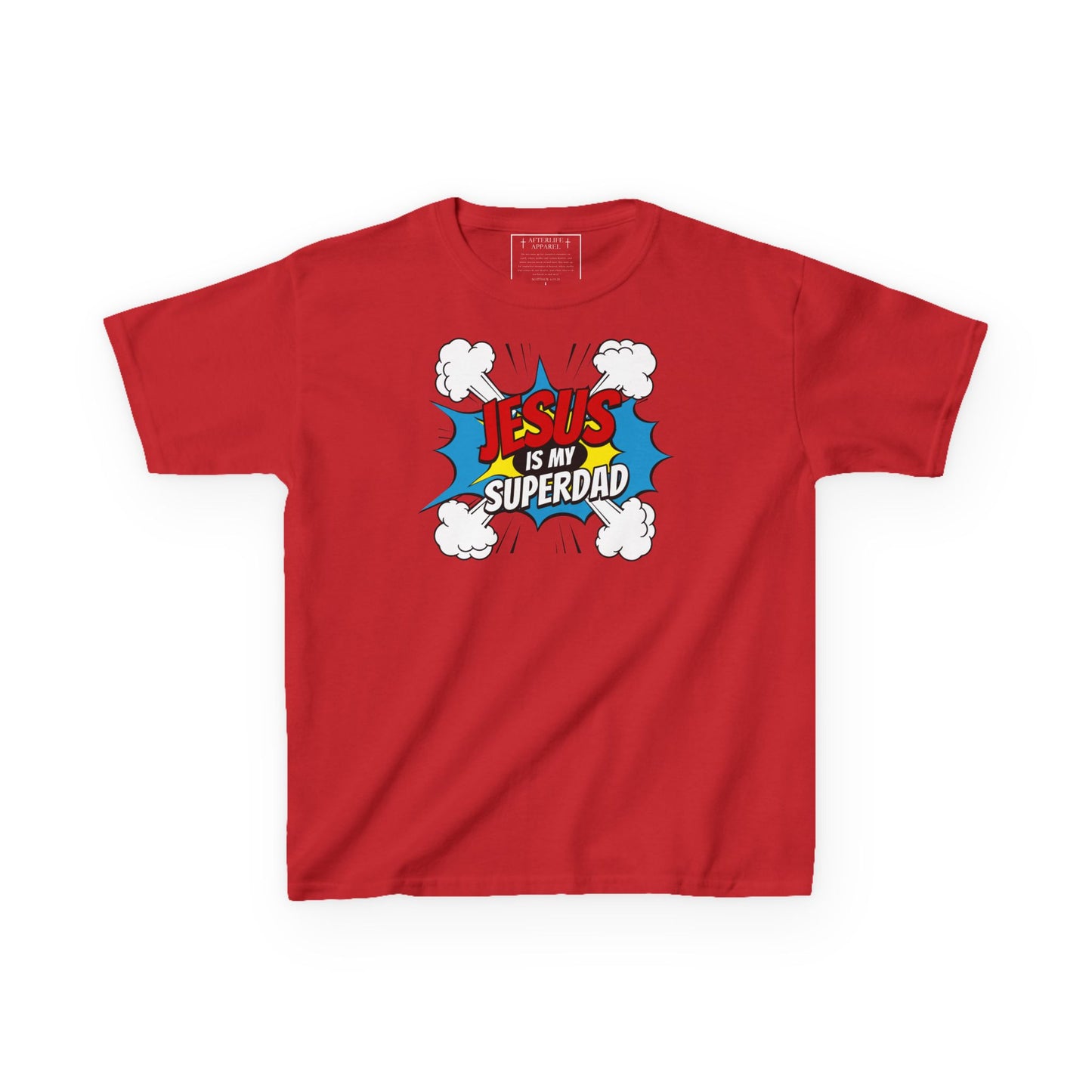 Jesus Is My SuperDAD Kids T-Shirt