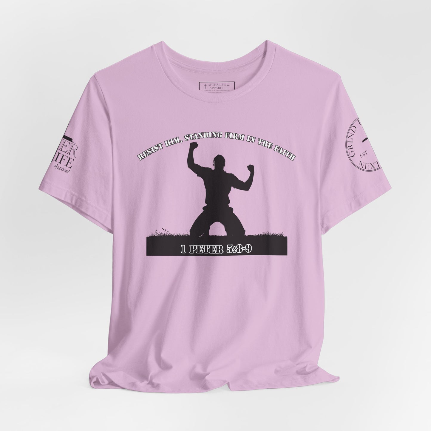 1 Peter 5:8-9 - "Resist Him, Standing Firm in the Faith."