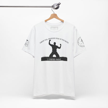 1 Peter 5:8-9 - "Resist Him, Standing Firm in the Faith."