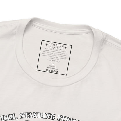 1 Peter 5:8-9 - "Resist Him, Standing Firm in the Faith."