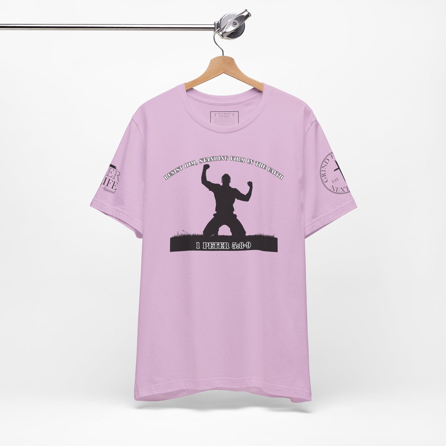 1 Peter 5:8-9 - "Resist Him, Standing Firm in the Faith."