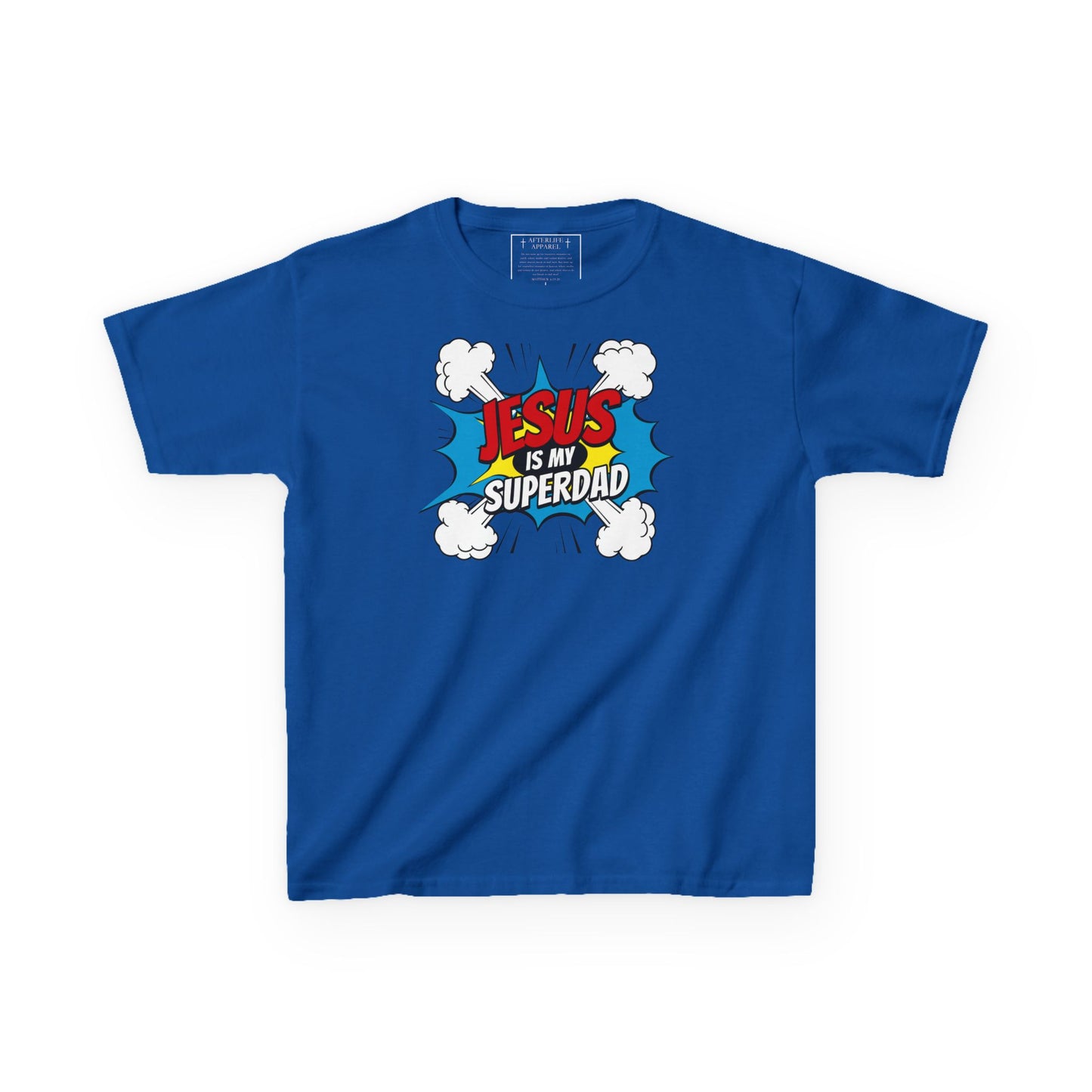 Jesus Is My SuperDAD Kids T-Shirt