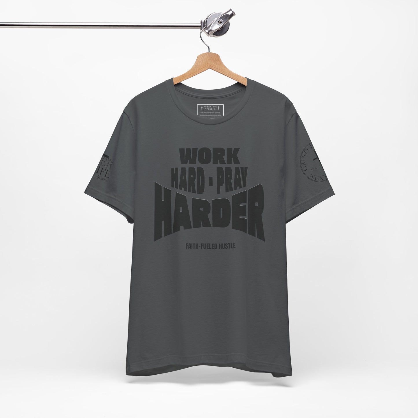 Work Hard Pray Harder Christian T-Shirt