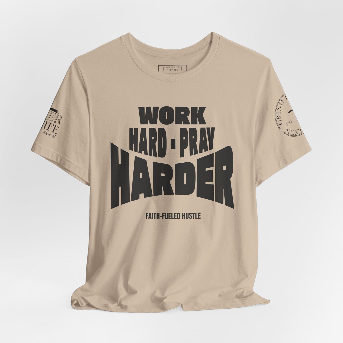 Work Hard Pray Harder Christian T-Shirt