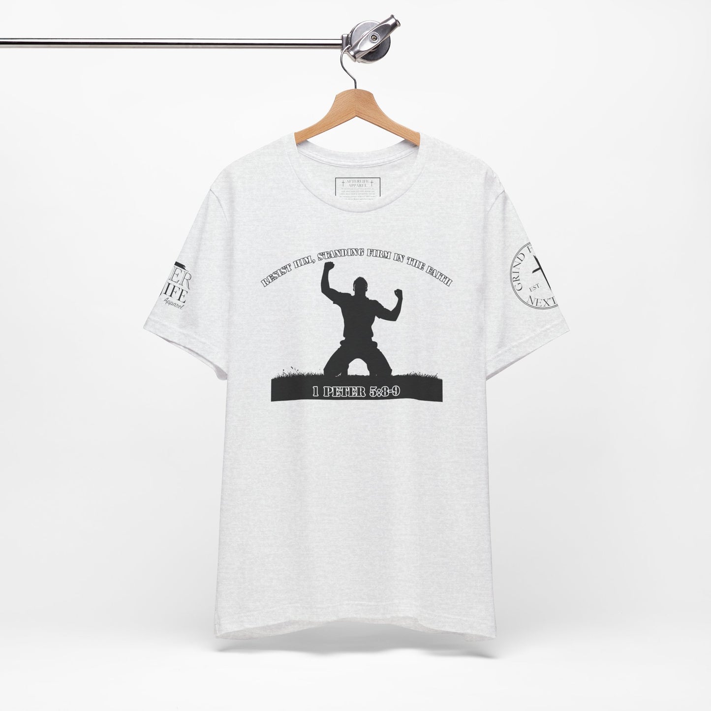 1 Peter 5:8-9 - "Resist Him, Standing Firm in the Faith."