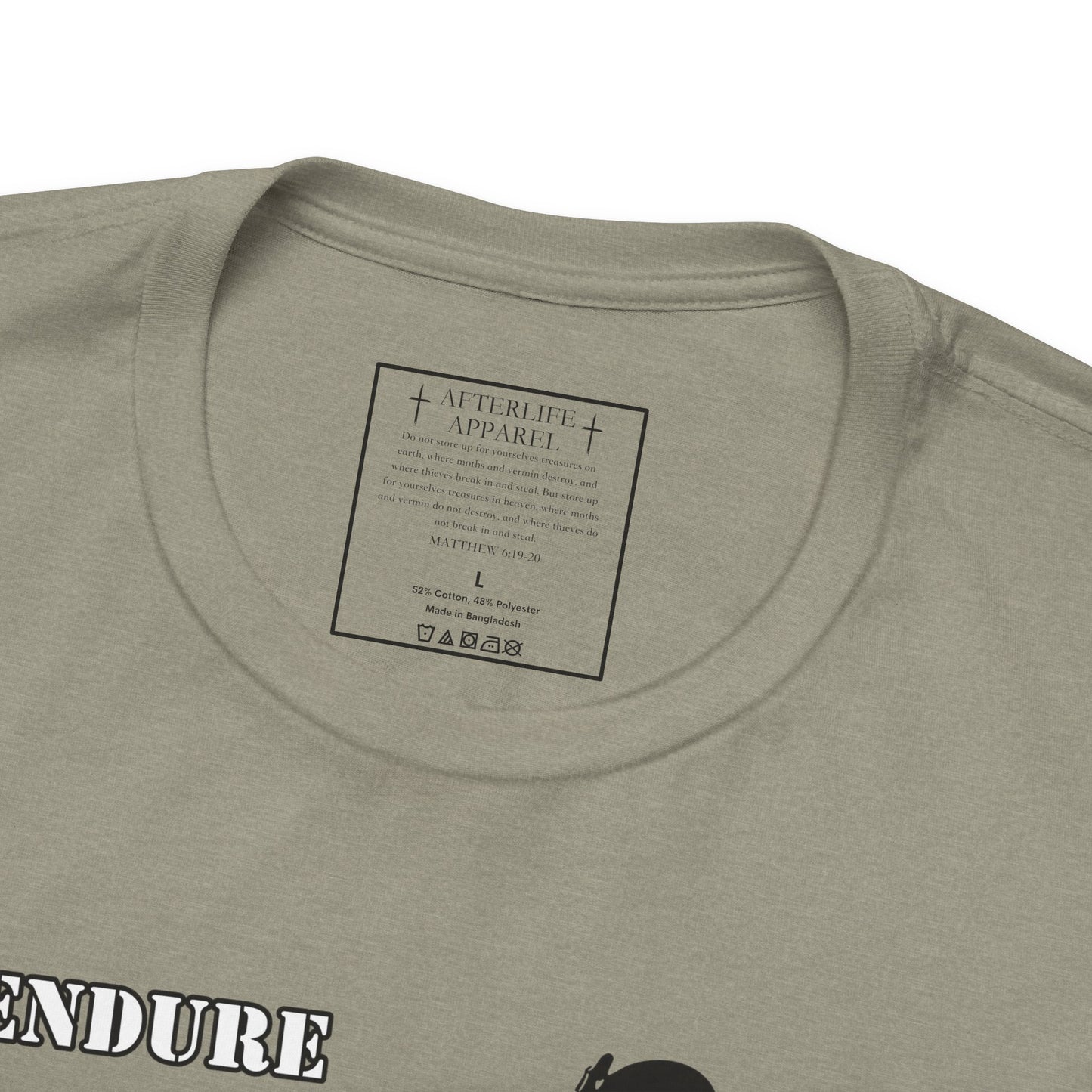 2 Timothy 2:3 - "Endure hardship as a good soldier of Christ Jesus."