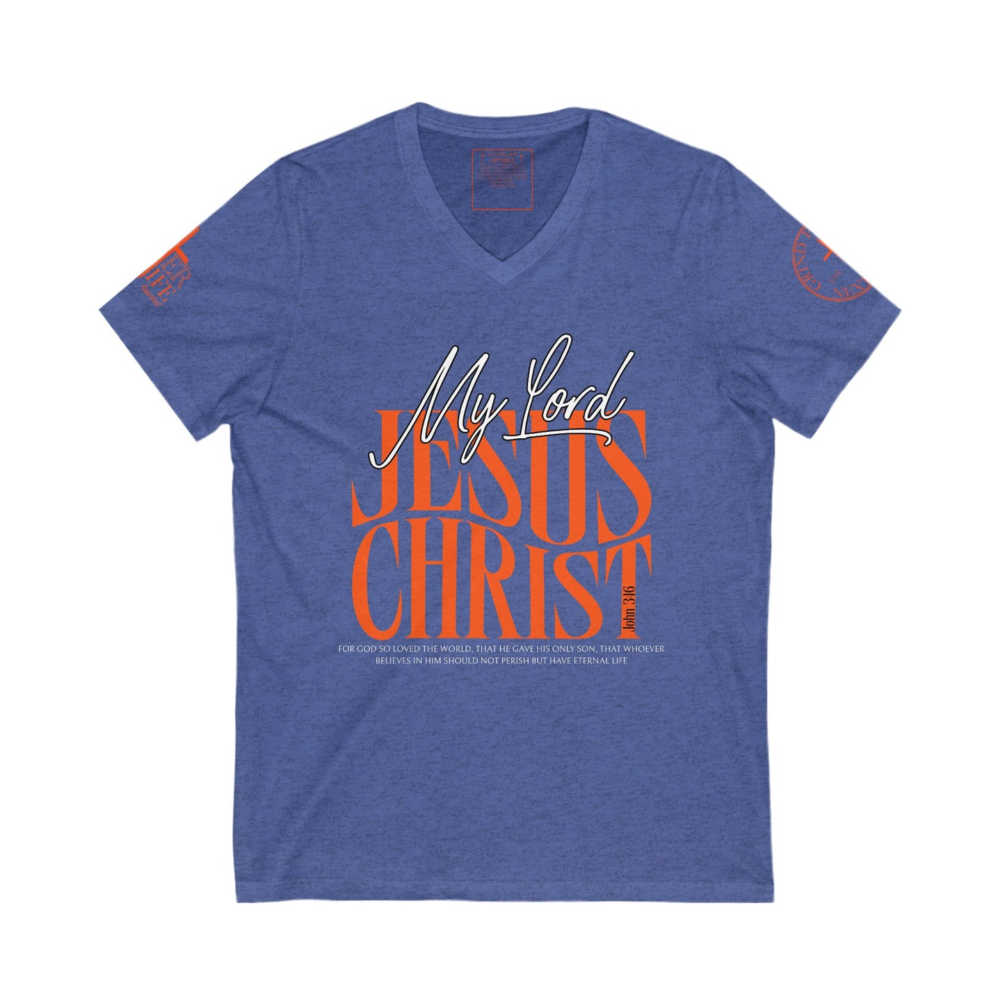 John 3:16 "He Gave His One And Only Son" - V-neck