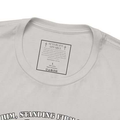 1 Peter 5:8-9 - "Resist Him, Standing Firm in the Faith."