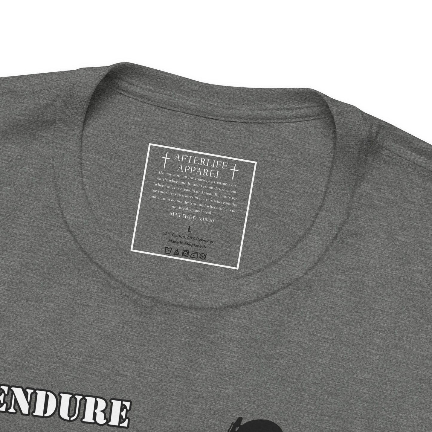 2 Timothy 2:3 - "Endure hardship as a good soldier of Christ Jesus."