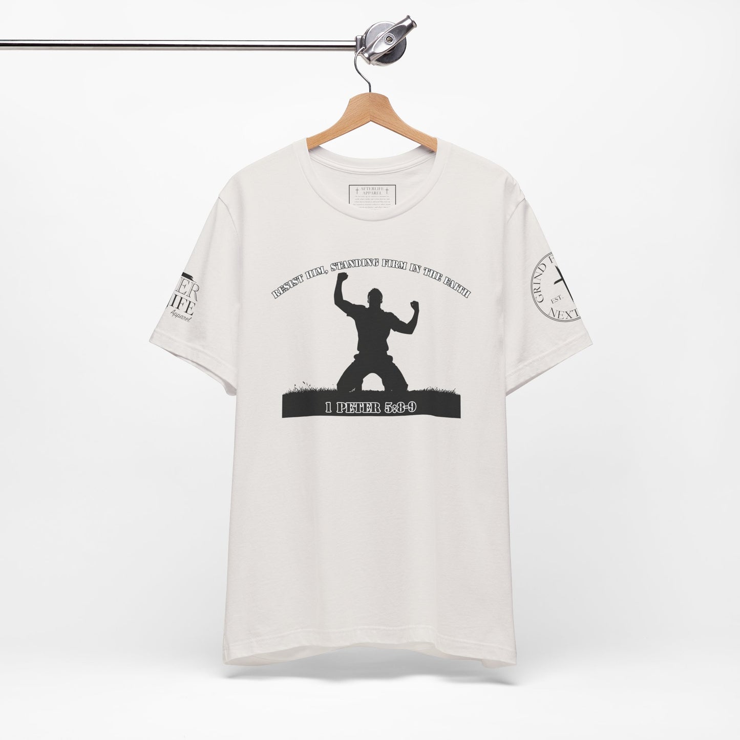 1 Peter 5:8-9 - "Resist Him, Standing Firm in the Faith."